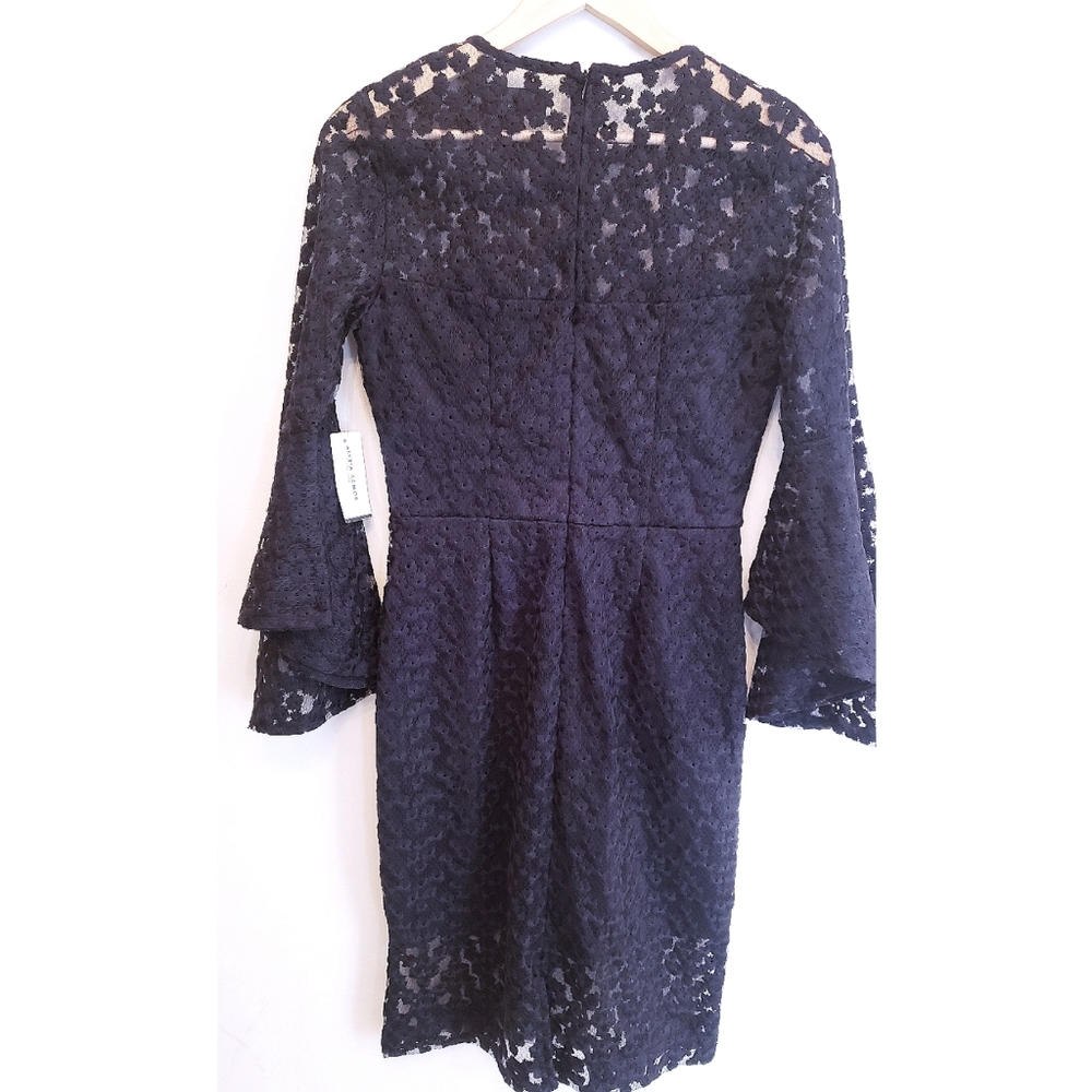 NWT Alexia Admor Crochet Lace Bell Sleeve D - Picture 5 of 7